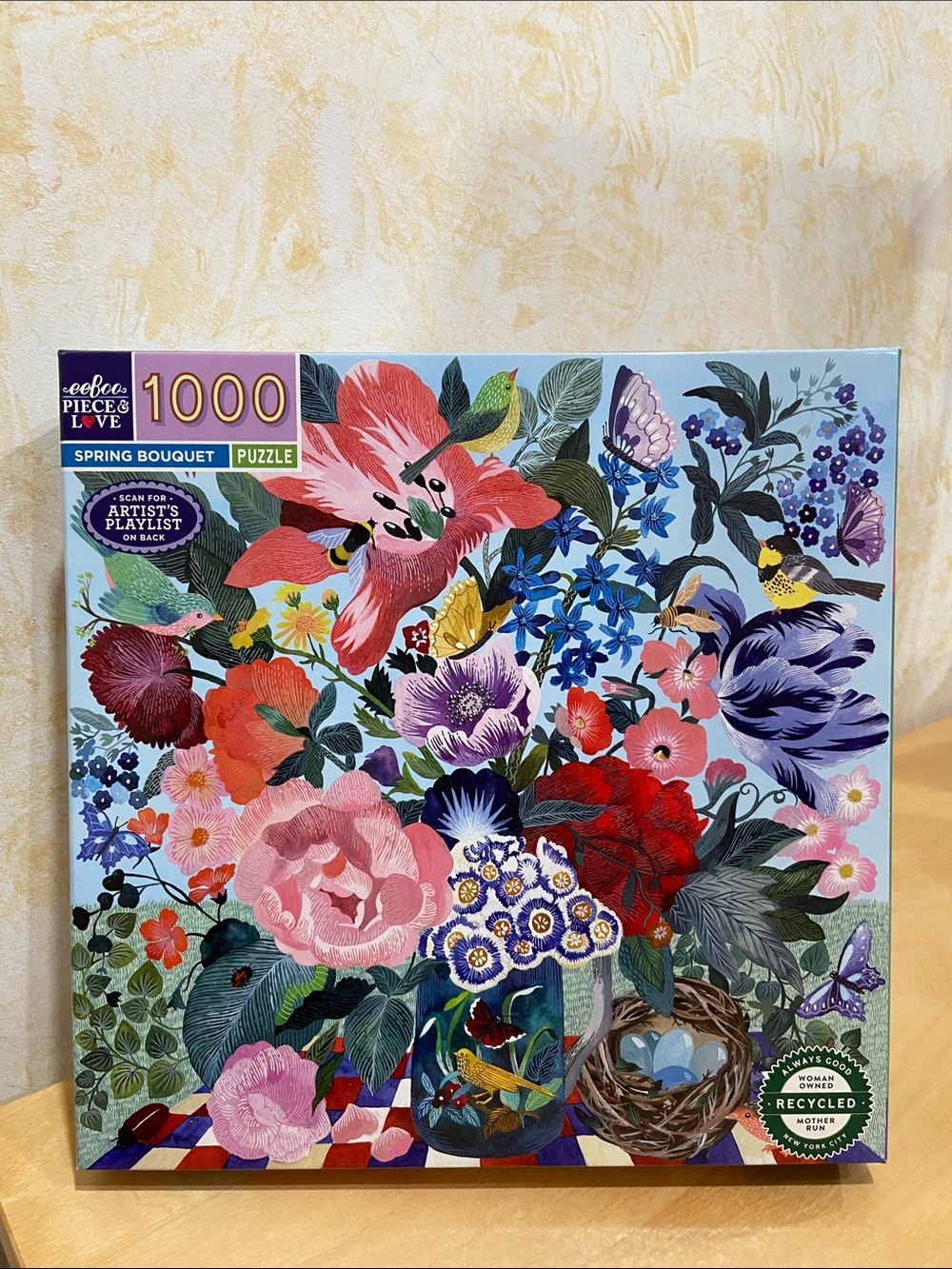 Eeboo Spring Bouquet - 1000 Piece Puzzle